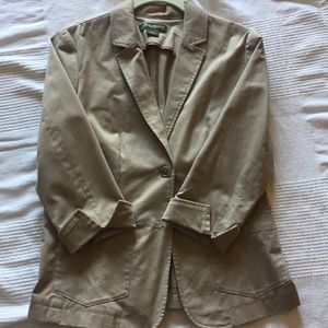 Khaki blazer